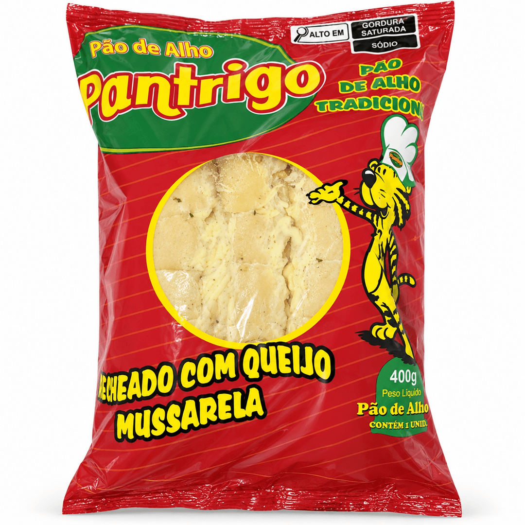Embalagem de Pão de Alho Tradicional 400g